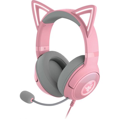 Vincha Gaming RAZER Kraken Kitty V2 con RGB Rosa