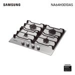 Anafe-SAMSUNG-Mod-San64H3010As-a-Gas-4-Hornallas-Inoxidable-0