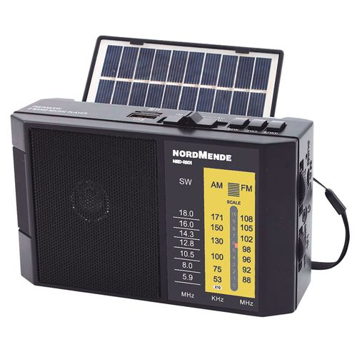 Radio Portátil NORDMENDE Mod. NRD-RS 01 con panel solar