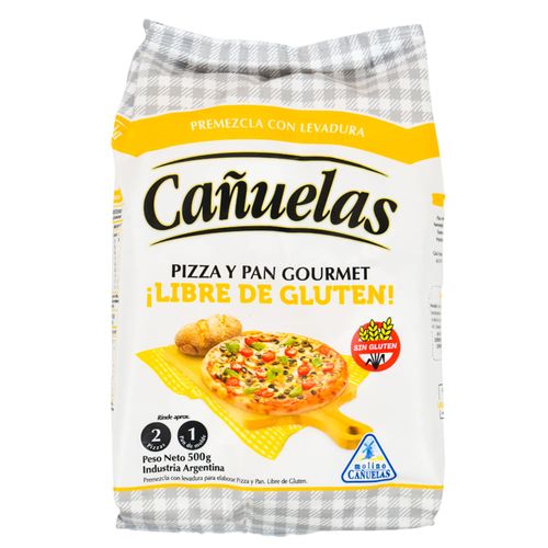 Premezcla Pizza Pan Sin Glúten CAÑUELAS 500 g