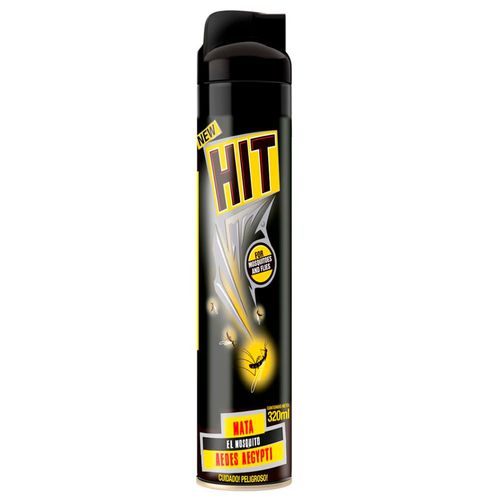 Insecticida Mata Moscas y Mosquitos HIT 320 cc