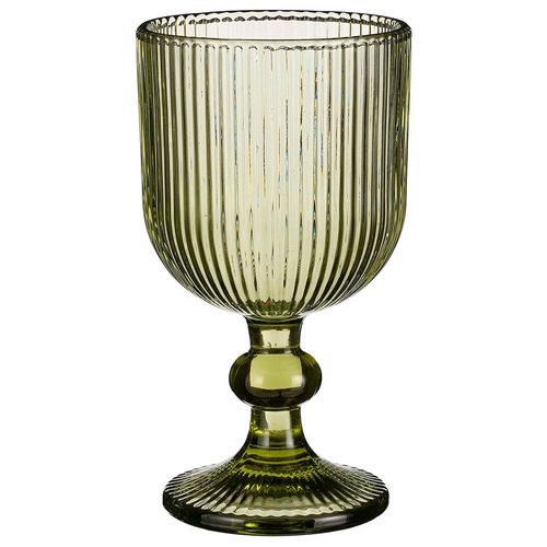 Copa de vino 145 x 8 cm vidrío verde