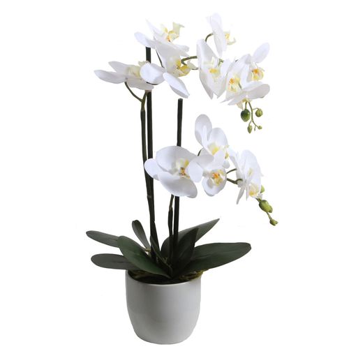Planta Artificial con Maceta 51 cm Orquídea
