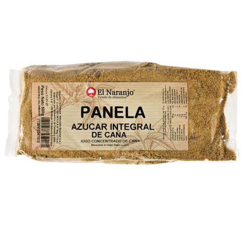 Panela azúcar integral de caña EL NARANJO 500 g