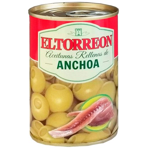 Aceitunas EL TORREON con Anchoas 300 g