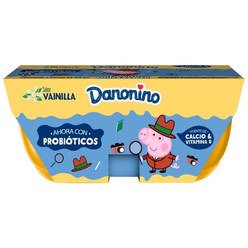 Postre DANONINO Vainilla x 2 un. 161 g