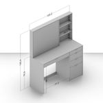 Tocador-con-Espejo-Blanco-5-cajon---Estantes-120x145x45-cm-4