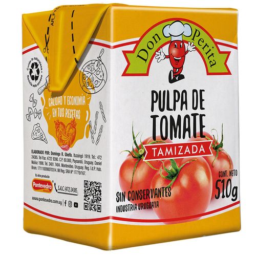 Pulpa de tomate tamizada DON PERITA 510g