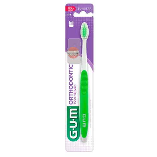 Cepillo para Ortodoncia GUM Suave un. 124