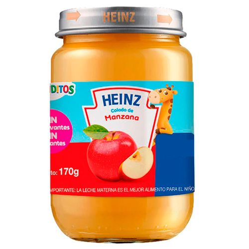 Alimento para bebé HEINZ colado de manzana crecidito 170 g