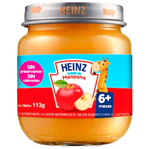 Alimento para bebé HEINZ colado de manzana 113 g