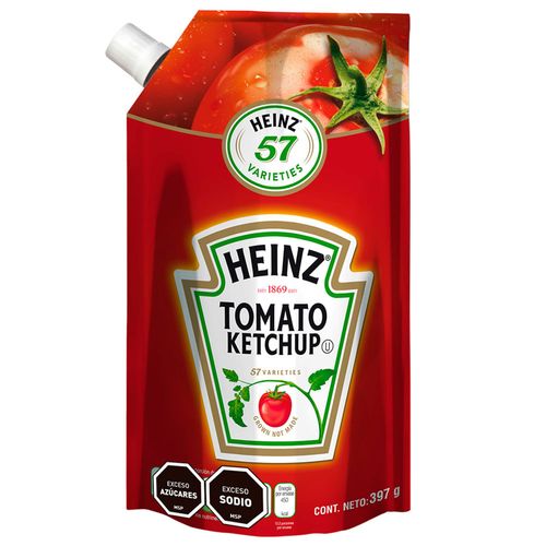 Salsa kétchup HEINZ doy pack 397 g