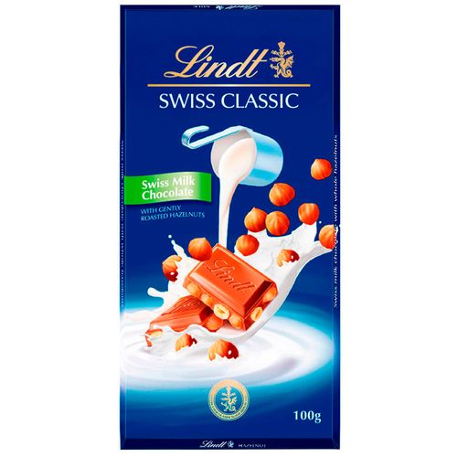 Chocolate LINDT LINDOR Leche y Avellanas 100 g
