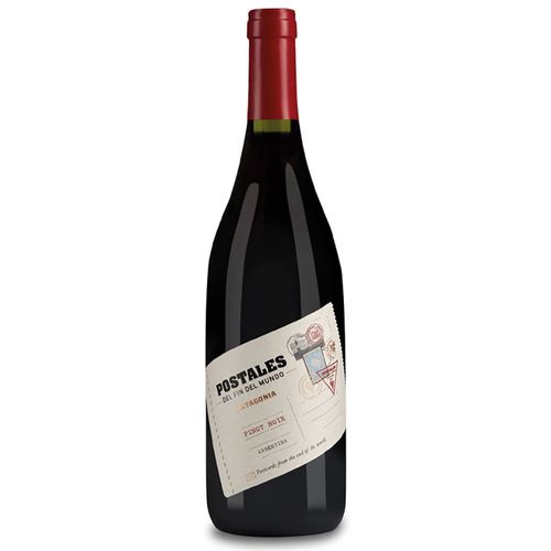 Vino Tinto Pinot Noir Postales DEL FIN DEL MUNDO 750 ml