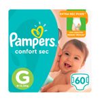 Pañal-Pampers-confort-sec-forte-bag-G-60-un-0