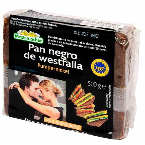 Pan centeno pumpernickel MESTEMACHER 500 g