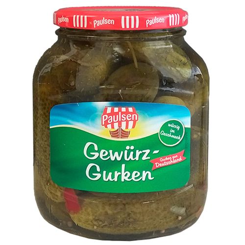 Pepinillos gherkins PAULSEN 670 g