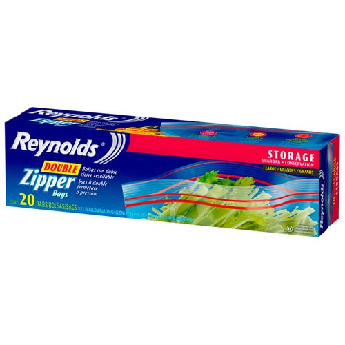 Bolsa con cierre Reynolds 27,9x28,8cm 20 un.