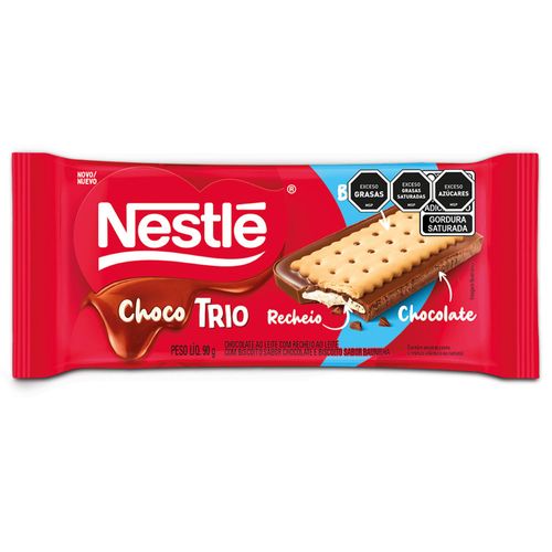Chocolate Nestle Choco Trio Leche 90 g