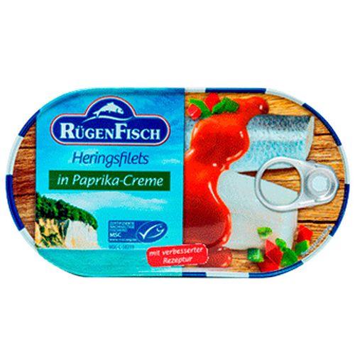 Arenque RUGEN FISCH en crema de paprika 200 g