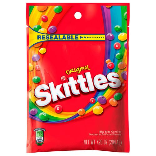 Caramelos Fruta Skittles Original 204 g