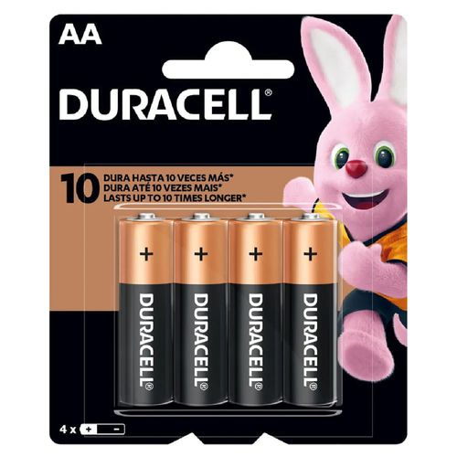 Pilas DURACELL AA lleve 4 pague 3