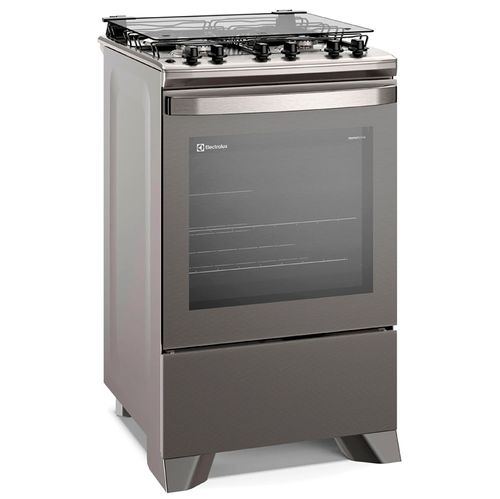 Cocina ELECTROLUX Mod. FE4TC 4 hornallas y horno gas gris