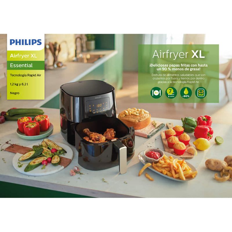 Freidora-de-aire-PHILIPS-XL-Mod-HD9270-91-negra-1
