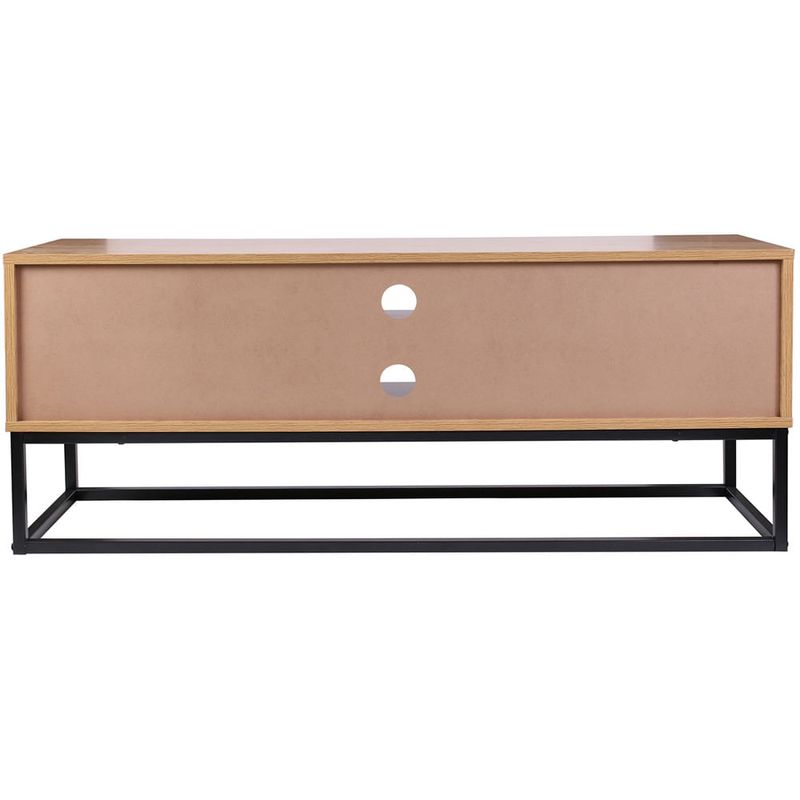 Rack-tv-bajo-madera-y-metal-2-puertas-117x39x48cm-4