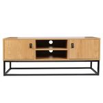 Rack-tv-bajo-madera-y-metal-2-puertas-117x39x48cm-1