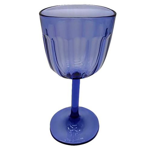 Copa de acrílico 502 ml calado azul