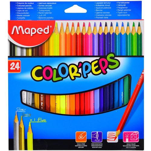 Lápices de colores MAPED 24 un.
