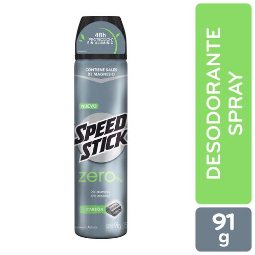 Desodorante SPEED STICK Natural carbon aerosol 91 g