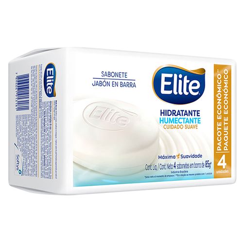 Pack x 4 Jabón de tocador ELITE Humectante 85 g