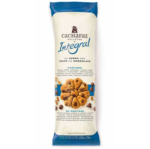 Galletita integral CACHAFAZ algarroba 225 g
