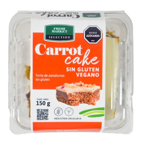 Carrot Cake Vegana sin Glúten FMS