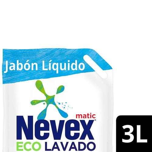 Jabón Líquido Nevex Matic Multiacción doy pack 3 L