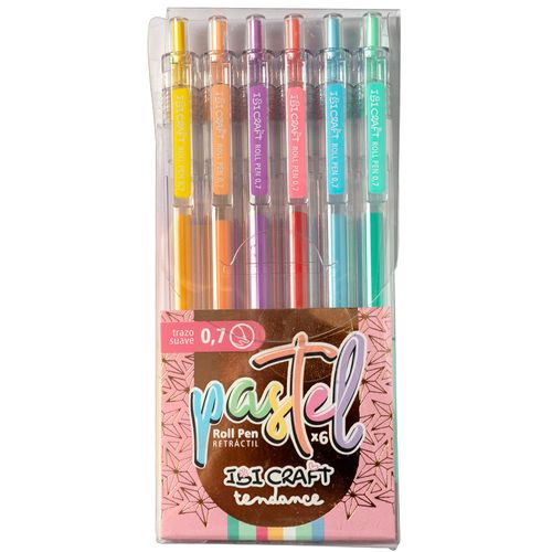 Bolígrafos IBI CRAFT 6 Colores Pastel