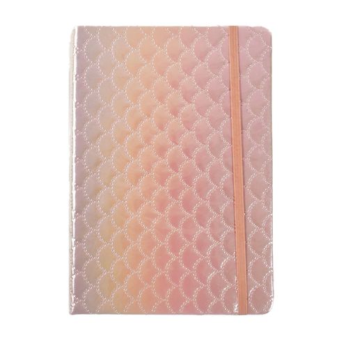 Libreta A5 con lomo y elástico 15 x 21 cm 80 hojas 4 colores