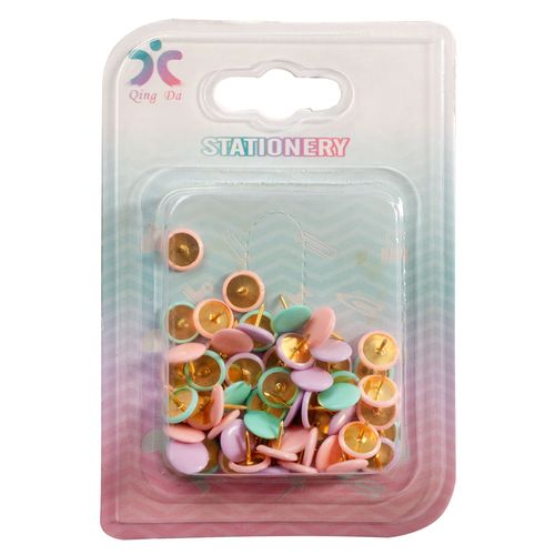 Chinches Colores Pastel 60 un.