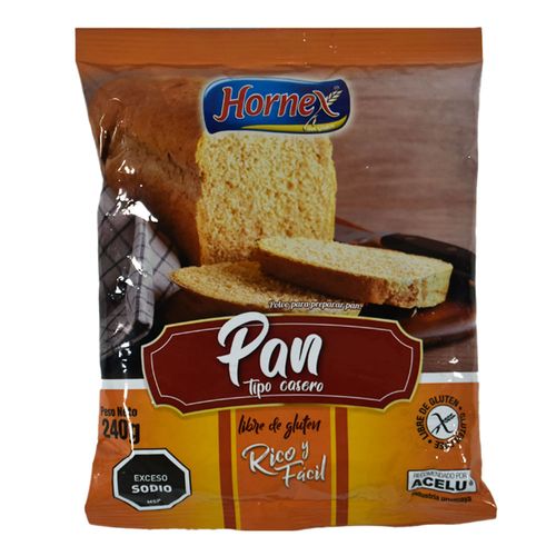 Premezcla para Pan HORNEX sin Glúten 240 g
