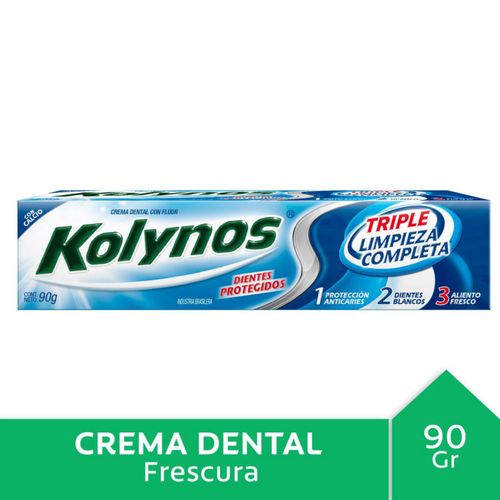 Crema dental KOLYNOS Limpieza Completa 90 g