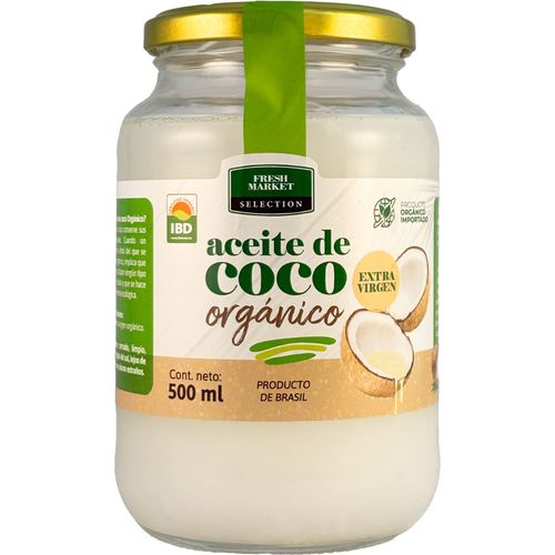 Aceite de Coco Extra Vírgen FRESH MARKET 500 ml