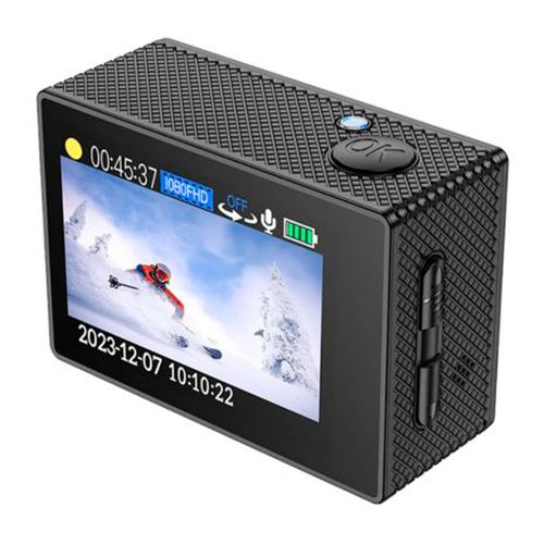 Cámara de deportes HOCO dv 100 con pantalla BLACK