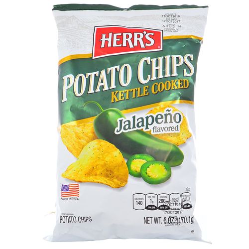Papas fritas HERR'S jalapeño 170 g