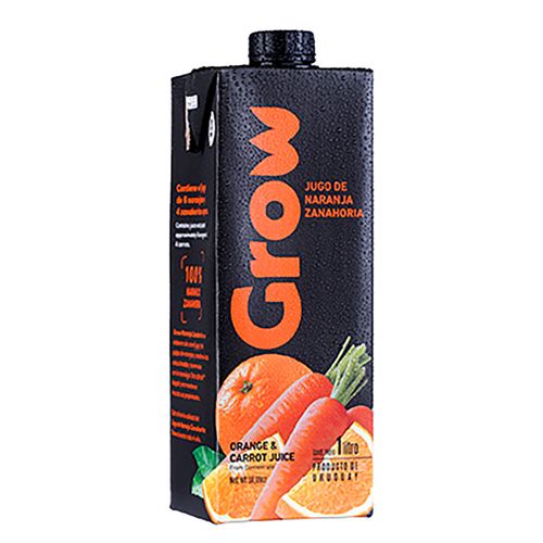Jugo GROW Naranja y Zanahoria 1L