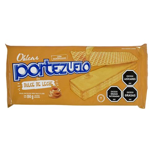 Oblea PORTEZUELO Dulce de Leche 80 g