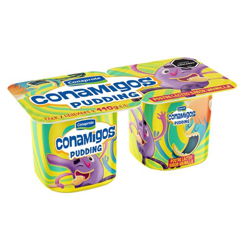 Pudding vainilla CONAMIGOS 2 un. 220 g