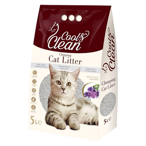 Sanitario para Gatos COOL & CLEAN Lavanda 4.3 kg