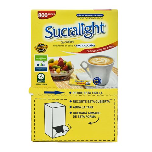 Edulcorante en Polvo SUCRALIGHT 800 Bastones